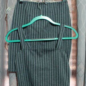 Rue21 Grey Pinstripe Two Piece Skirt Set